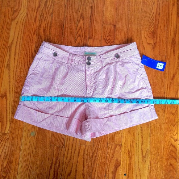 Red Striped Shorts - Picture 7 of 7